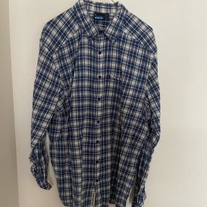 Kavu XL Blue/White Button Down